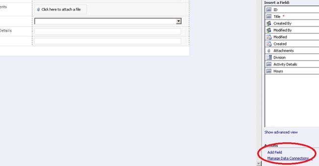 Add InfoPath designer
